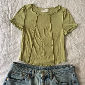 Green Crop Top Frankie Phoenix